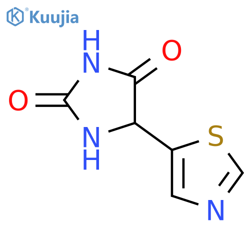 5-(1,3-thiazol-5-yl)imidazolidine-2,4-dione structure