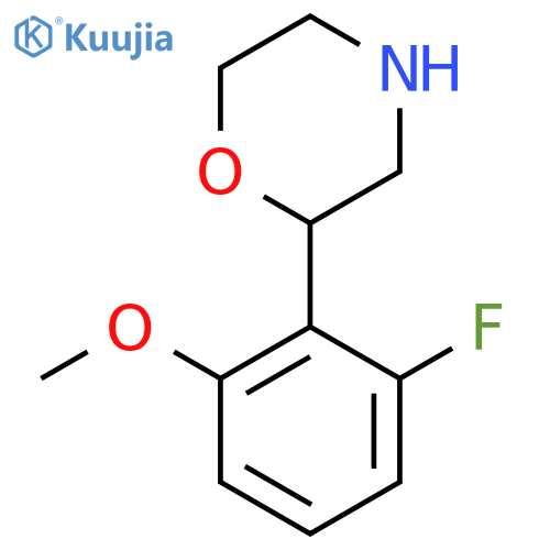 2-(2-fluoro-6-methoxyphenyl)morpholine structure