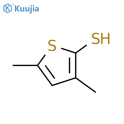 2-Thiophenethiol, 3,5-dimethyl- structure