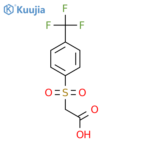 (4-Trifluoromethylbenzenesulfonyl)acetic acid structure