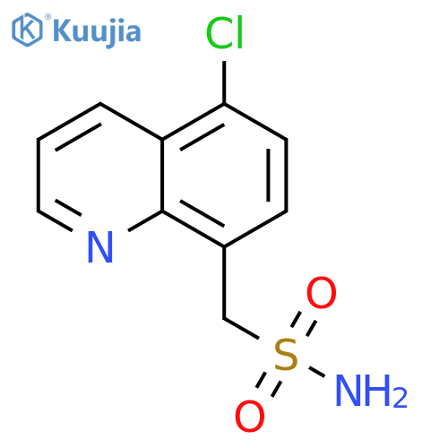 (5-chloroquinolin-8-yl)methanesulfonamide structure