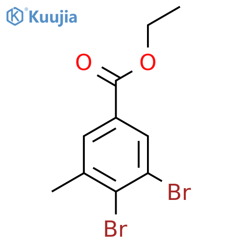 Ethyl 3,4-dibromo-5-methylbenzoate structure
