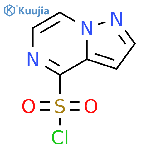 pyrazolo1,5-apyrazine-4-sulfonyl chloride structure