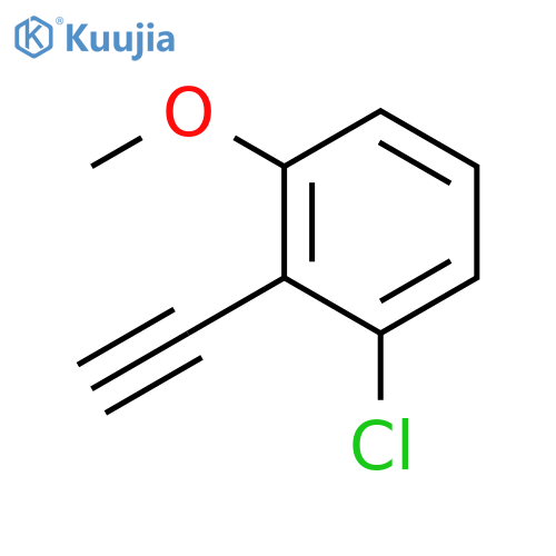 1-Chloro-2-ethynyl-3-methoxybenzene structure