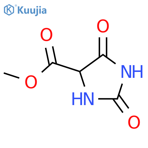 4-Imidazolidinecarboxylicacid, 2,5-dioxo-, methyl ester structure