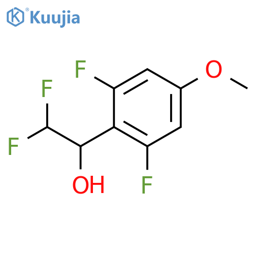 1-(2,6-difluoro-4-methoxyphenyl)-2,2-difluoroethan-1-ol structure