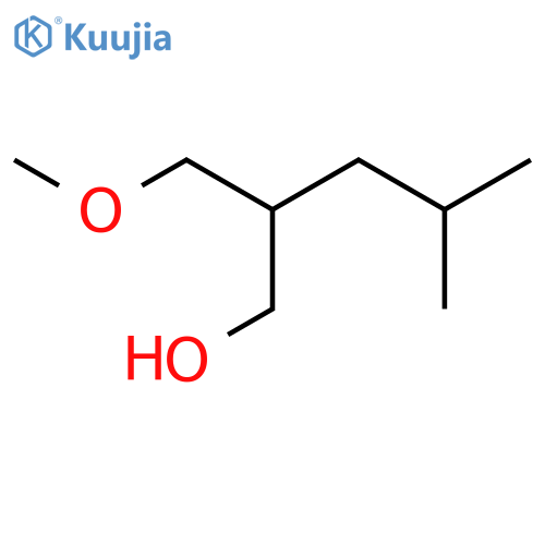 2-(Methoxymethyl)-4-methylpentan-1-ol structure