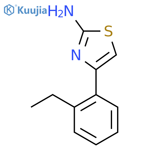 4-(2-Ethylphenyl)-1,3-thiazol-2-amine structure