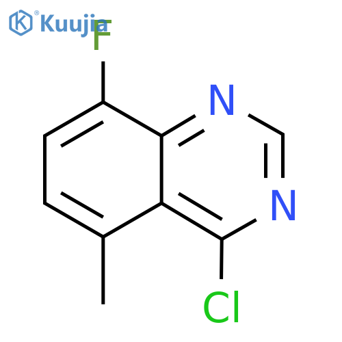 4-Chloro-8-fluoro-5-methylquinazoline structure