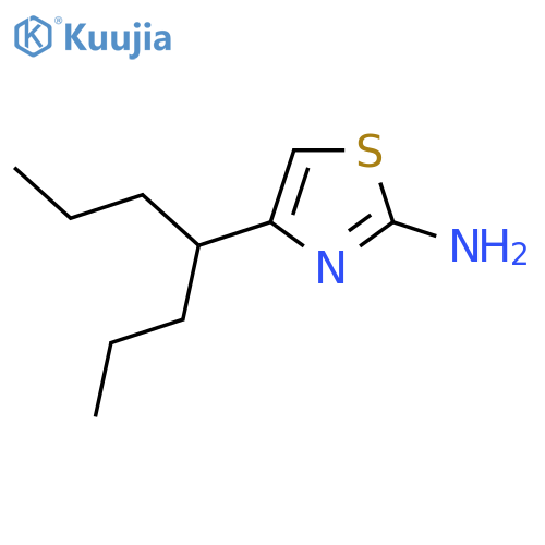 4-(heptan-4-yl)-1,3-thiazol-2-amine structure