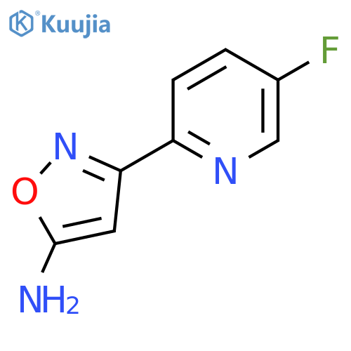 3-(5-fluoropyridin-2-yl)-1,2-oxazol-5-amine structure