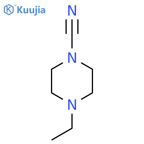 4-ethylpiperazine-1-carbonitrile structure