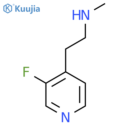 2-(3-fluoropyridin-4-yl)ethyl(methyl)amine structure