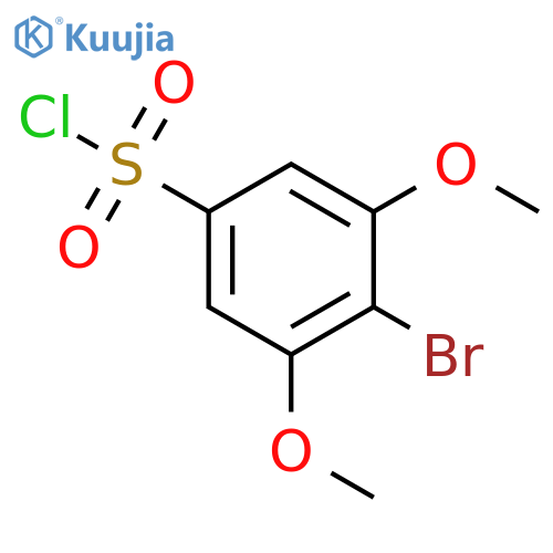 4-BROMO-3,5-DIMETHOXYBENZENE-1-SULFONYL CHLORIDE structure