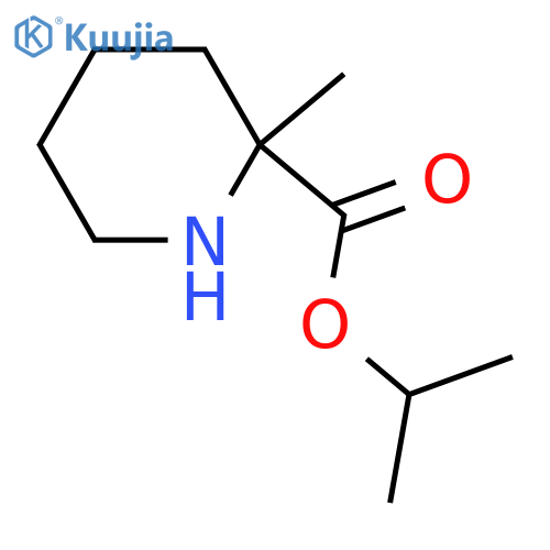 PROPAN-2-YL 2-METHYLPIPERIDINE-2-CARBOXYLATE structure
