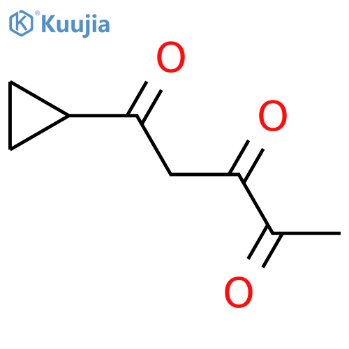 1-Cyclopropylpentane-1,3,4-trione structure