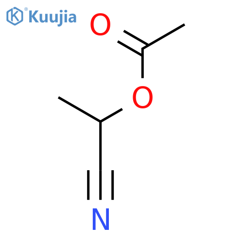 Propanenitrile,2-(acetyloxy)- structure