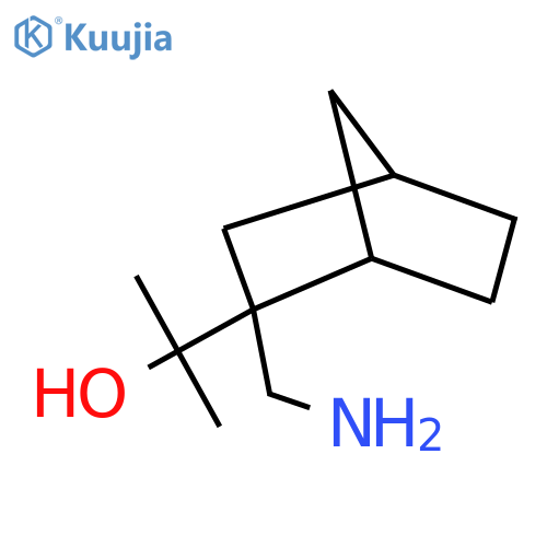 2-[2-(Aminomethyl)-2-bicyclo[2.2.1]heptanyl]propan-2-ol structure