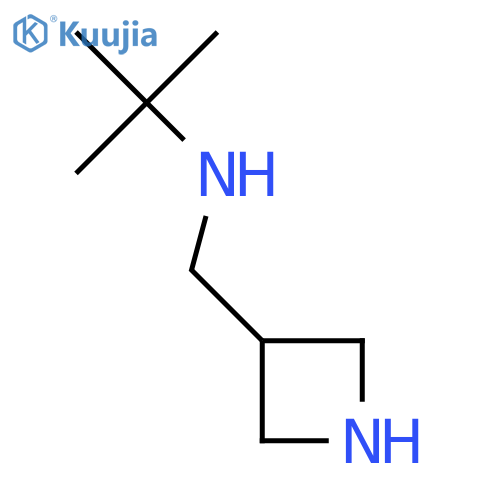 (Azetidin-3-ylmethyl)(tert-butyl)amine structure