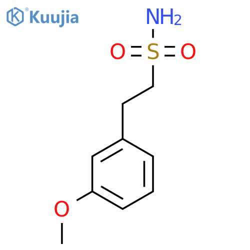 2-(3-Methoxyphenyl)ethane-1-sulfonamide structure