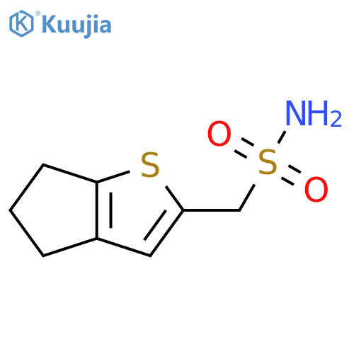 {4H,5H,6H-cyclopentabthiophen-2-yl}methanesulfonamide structure