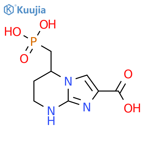 1,5,6,7-Tetrahydro-5-(phosphonomethyl)-imidazo1,2-apyrimidine-2-carboxylic Acid structure