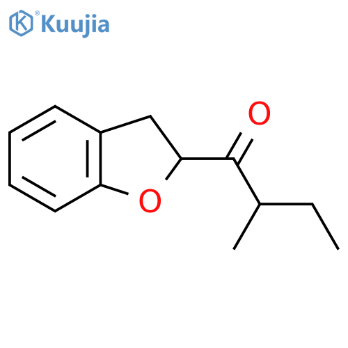 1-(2,3-Dihydro-1-benzofuran-2-yl)-2-methylbutan-1-one structure