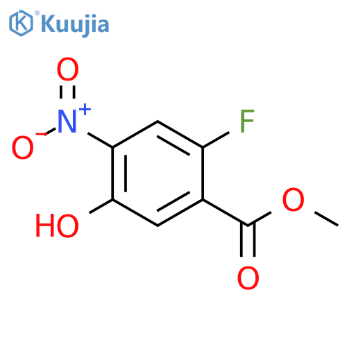methyl 2-fluoro-5-hydroxy-4-nitrobenzoate structure