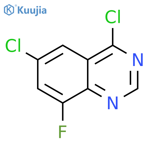 4,6-DICHLORO-8-FLUOROQUINAZOLINE structure