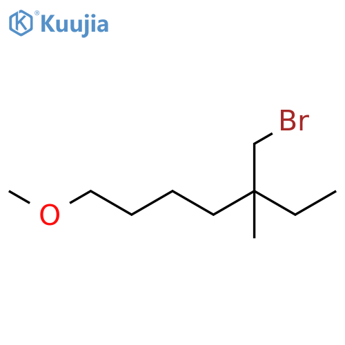 Heptane, 5-(bromomethyl)-1-methoxy-5-methyl- structure