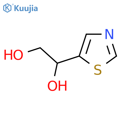 1-(1,3-thiazol-5-yl)ethane-1,2-diol structure