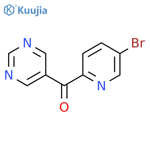 (5-Bromopyridin-2-yl)(pyrimidin-5-yl)methanone structure