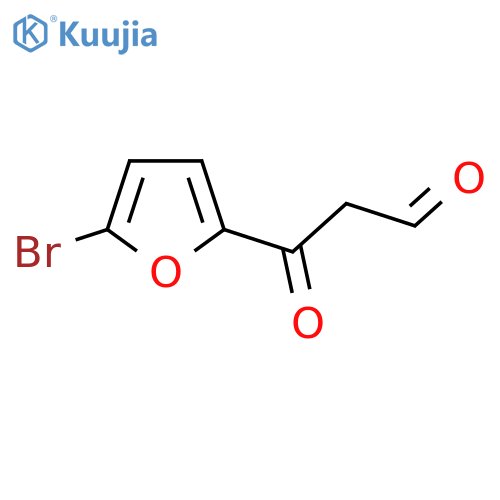 3-(5-Bromofuran-2-yl)-3-oxopropanal structure