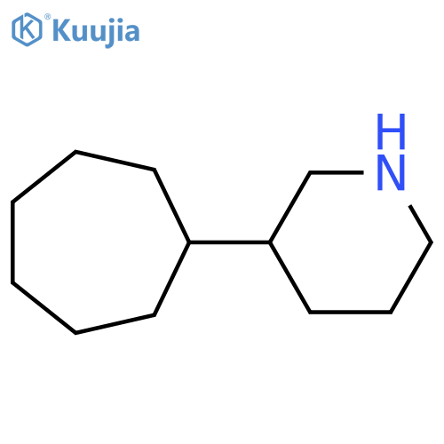 3-Cycloheptylpiperidine structure