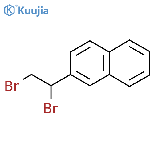 2-(1,2-Dibromoethyl)naphthalene structure