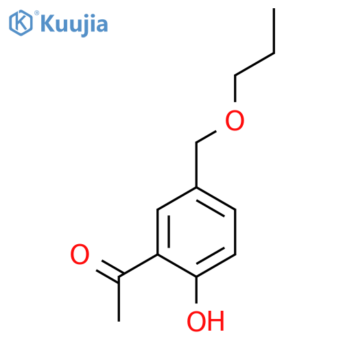 Ethanone, 1-[2-hydroxy-5-(propoxymethyl)phenyl]- structure