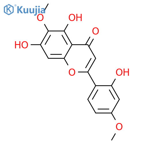 2',4',5,6,7-Pentahydroxyflavone; 4',6-Di-Me ether structure