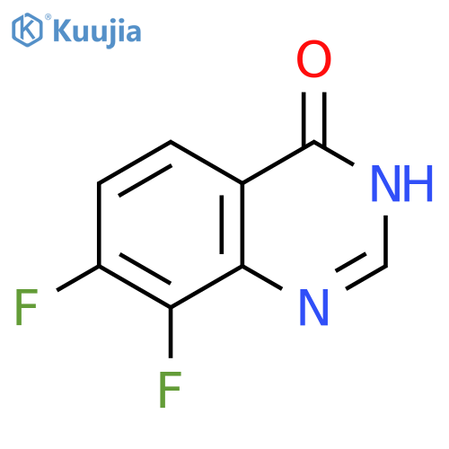 7,8-difluoro-3,4-dihydroquinazolin-4-one structure