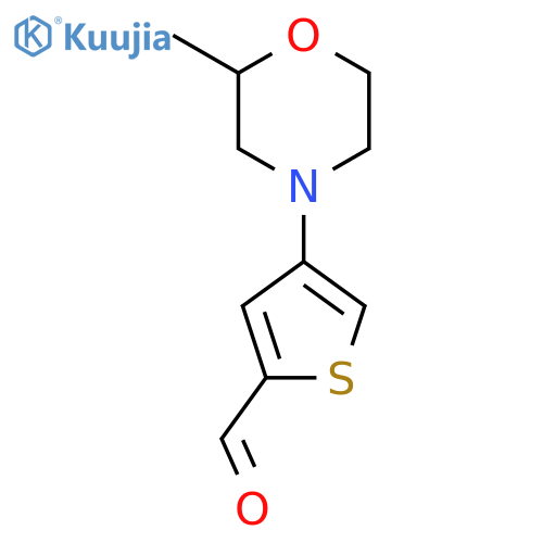 4-(2-Methylmorpholin-4-yl)thiophene-2-carbaldehyde structure