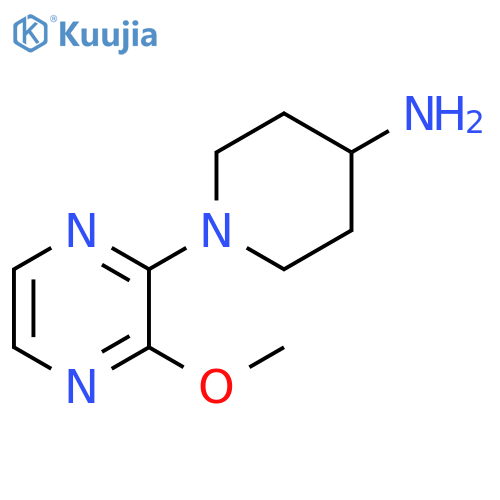 1-(3-methoxypyrazin-2-yl)piperidin-4-amine structure
