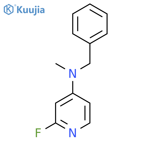 N-Benzyl-2-fluoro-N-methylpyridin-4-amine structure