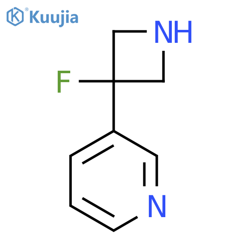 3-(3-fluoroazetidin-3-yl)pyridine structure