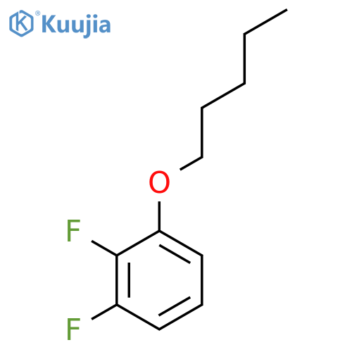 1,2-Difluoro-3-(pentyloxy)benzene structure