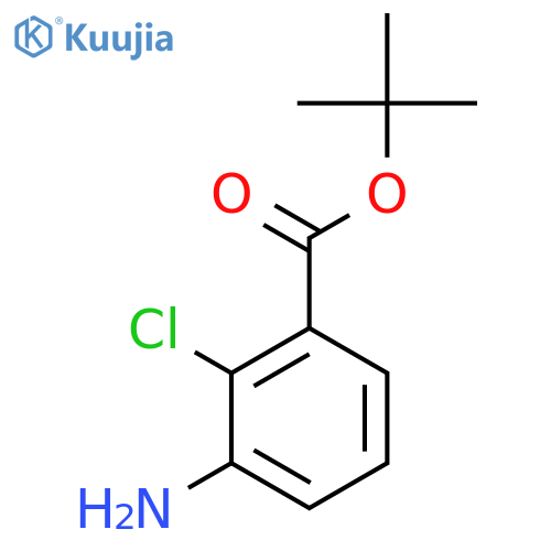 tert-butyl 3-amino-2-chlorobenzoate structure