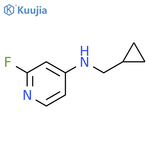 N-(Cyclopropylmethyl)-2-fluoropyridin-4-amine structure