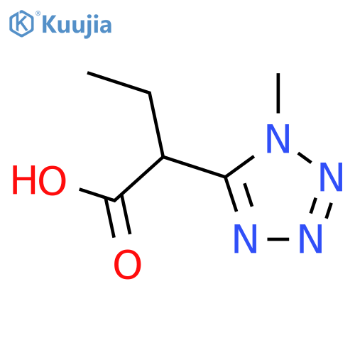 2-(1-Methyl-1h-1,2,3,4-tetrazol-5-yl)butanoic acid structure