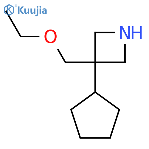 3-Cyclopentyl-3-(ethoxymethyl)azetidine structure
