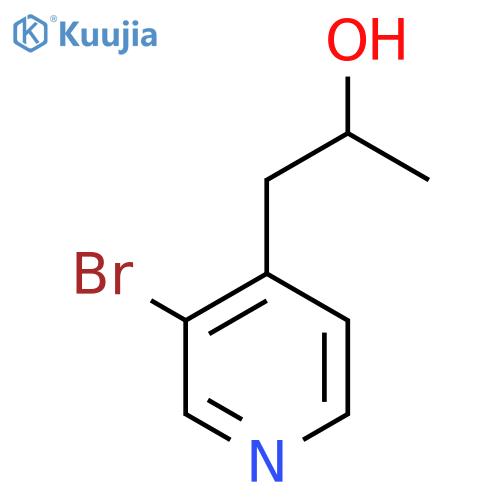 1-(3-bromopyridin-4-yl)propan-2-ol structure