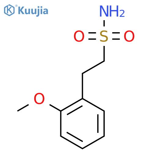 2-(2-Methoxyphenyl)ethane-1-sulfonamide structure