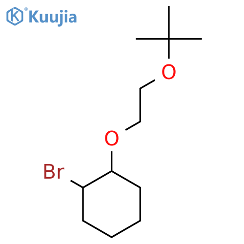 1-bromo-2-2-(tert-butoxy)ethoxycyclohexane structure